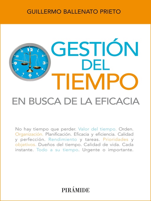 Cover image for Gestión del tiempo